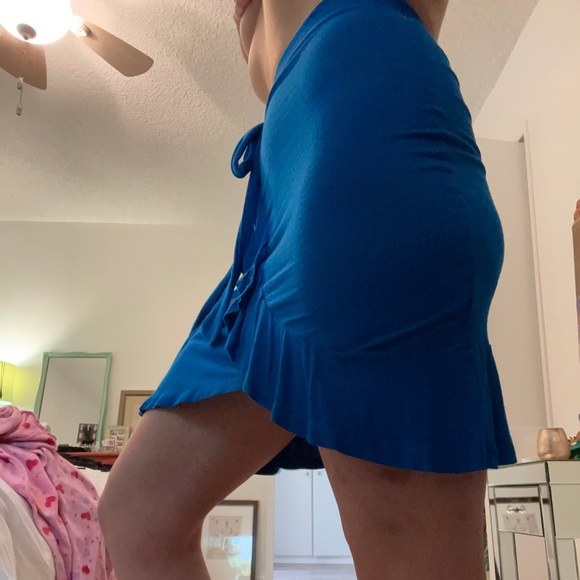 ASOS blue Jersey skirt, size 4 - Picture 3 of 5